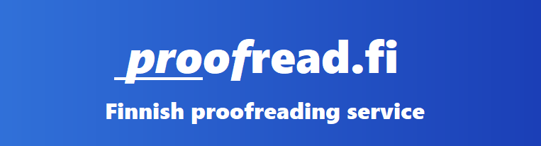 Proofread.fi – Finnish proofreading service